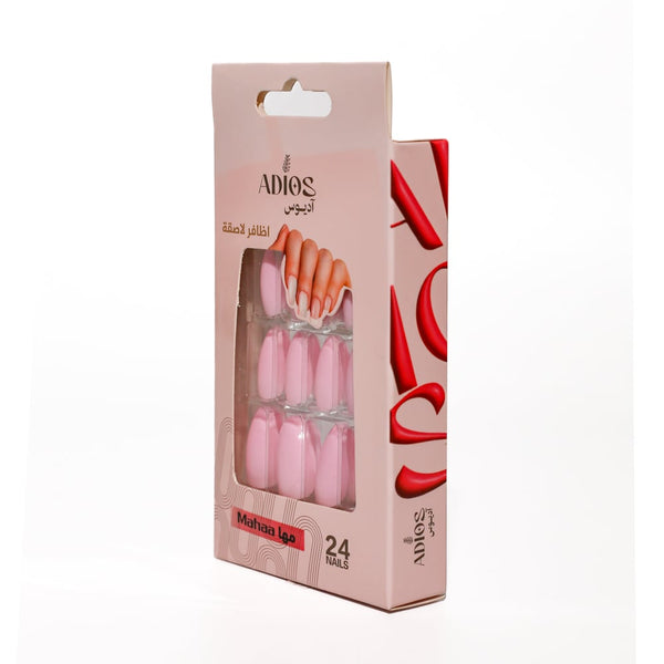 Adios Maha Adhesive Press-On Nails Reusable 24 Pieces