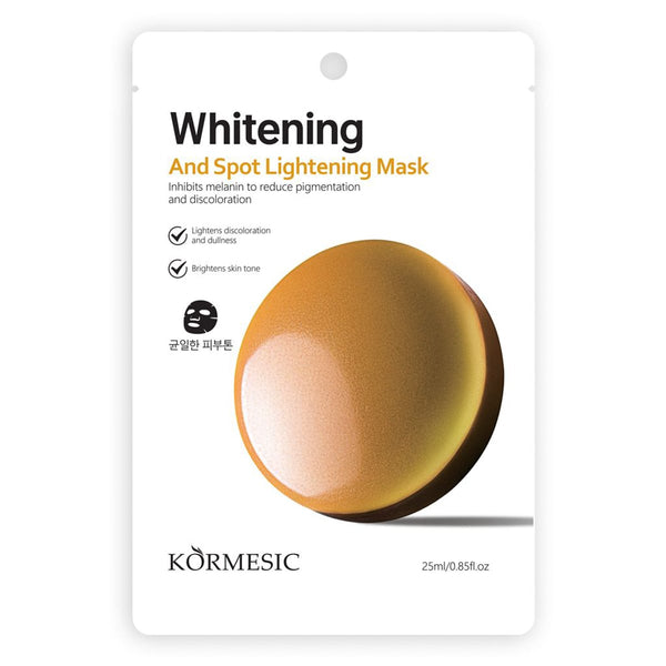 KORMESIC Whitening Facial Sheet Mask 25 ml, Pack of 5