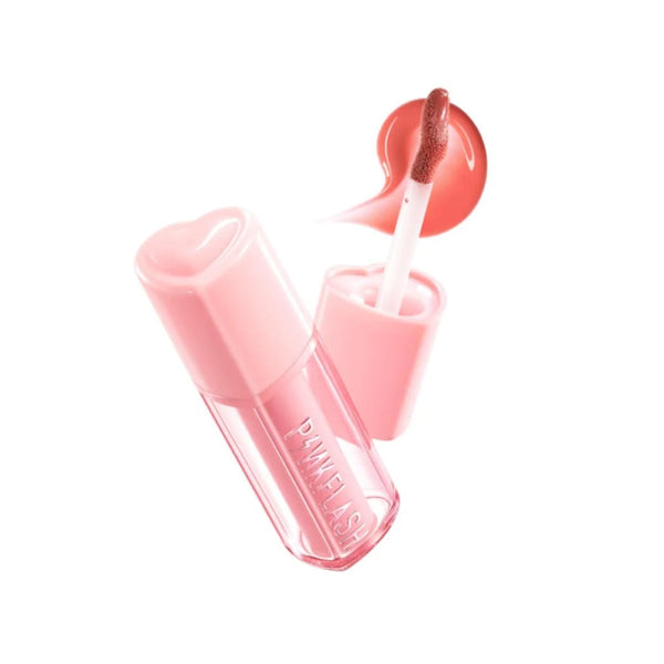 Pink Flash Lip Gloss PK02 Coral Bubble Glossy Hydrating Formula