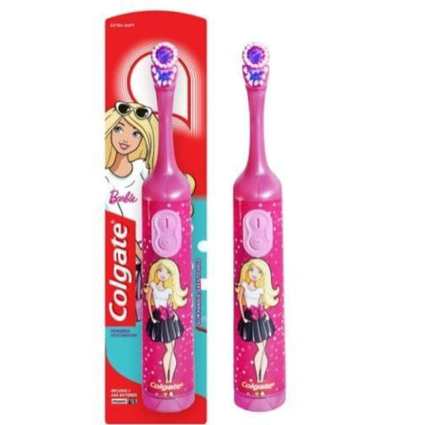 Colgate Kids Battery-Powered Toothbrush Extra-Soft Bristles Batman/Barbie