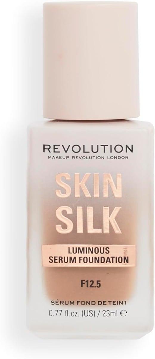 Revolution Skin Silk Serum Foundation Lightweight Radiant Finish F12.5