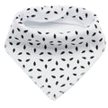 Little Story Bandana Drool Bibs Set of 4, Love Designs, Organic Cotton and Fleece