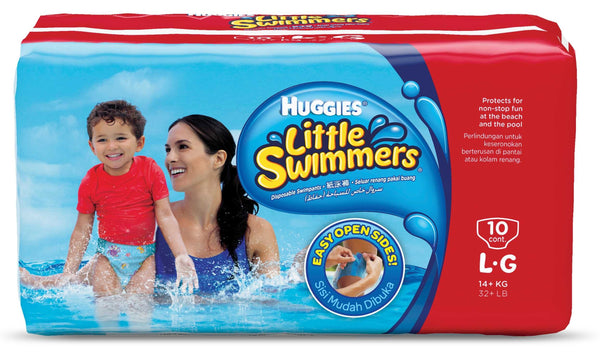 Huggies Little Swimmers Large Swim Pants, 10 Pieces