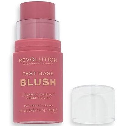 Makeup Revolution Fast Base Blush Stick Creamy Dewy Finish Bare 14 g