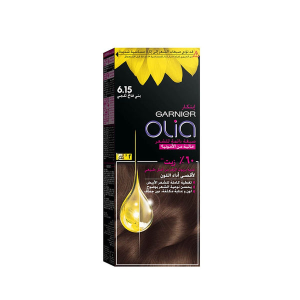Garnier Olia Ammonia-Free Hair Dye Light Ice Brown 6.15