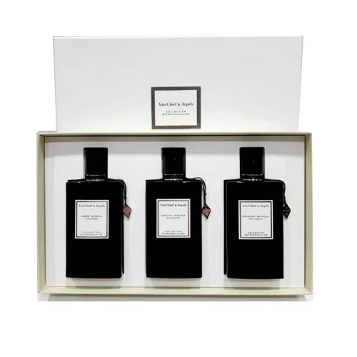Van Cleef & Arpels Collection Extraordinaire Eau de Parfum Fragrance Set, Amber Imperial, Moonlight Patchouli and Orchid Leather