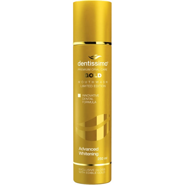 Dentissimo Advanced Radiance Gold Mouthwash Alcohol-Free 250 ml