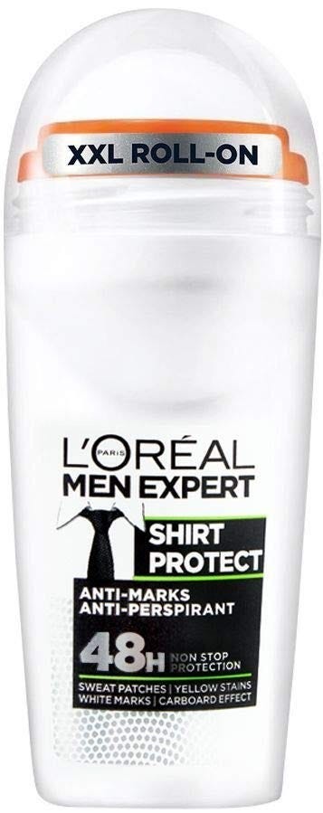 L'Oreal Paris Men Expert Shirt Protect Roll-On Deodorant 48-Hour Freshness, 50 ml