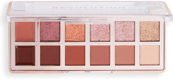 Makeup Revolution The Icon Palette 12-Color Cream Matte and Shimmer Eyeshadow Palette