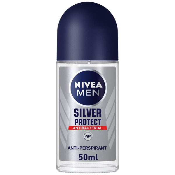 NIVEA MEN Silver Protect Deodorant Roll-On with Silver Ions