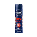 NIVEA MEN Dry Impact Anti-Perspirant Deodorant Spray Dual Active Formula 150 ml