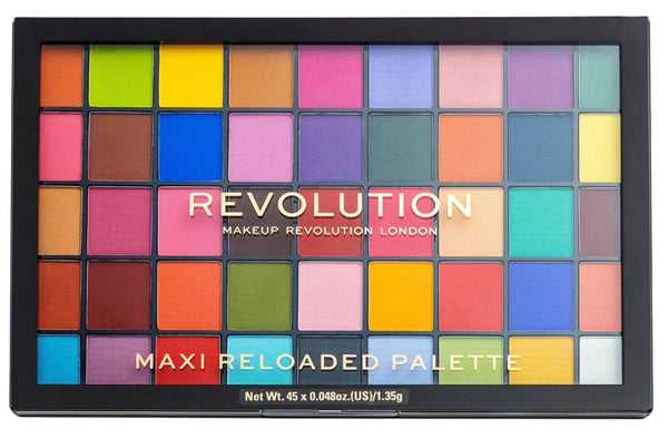 Makeup Revolution Maxi Reloaded Monster Mattes Eyeshadow Palette, 45 Matte Shades