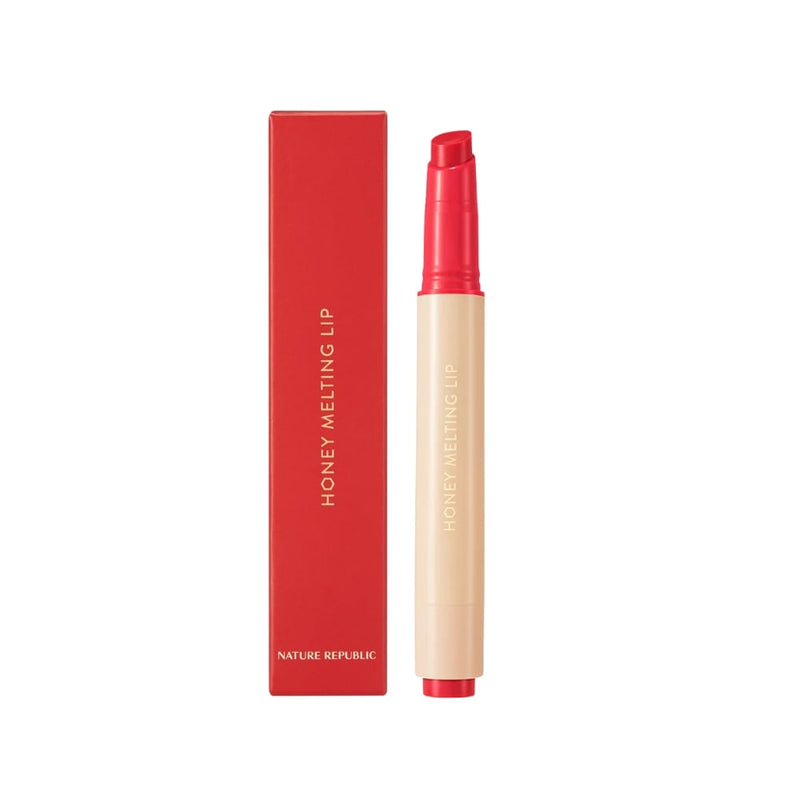 Nature Republic Honey Melting Lip Gloss Moisturizing Gloss Pomegranate 04