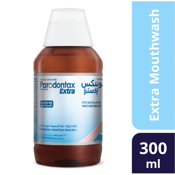 Parodontax Extra Mouthwash Alcohol-Free Chlorhexidine Formula 300 ml