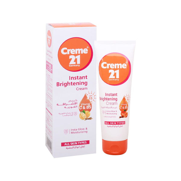 Creme 21 Instant Brightening Cream Vitamin C Pro-Vitamin B5 SPF 15 100ml