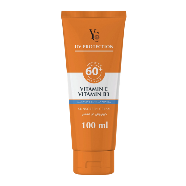 YC Sunscreen Cream SPF 60 Broad-Spectrum UVA/UVB Protection 100ml