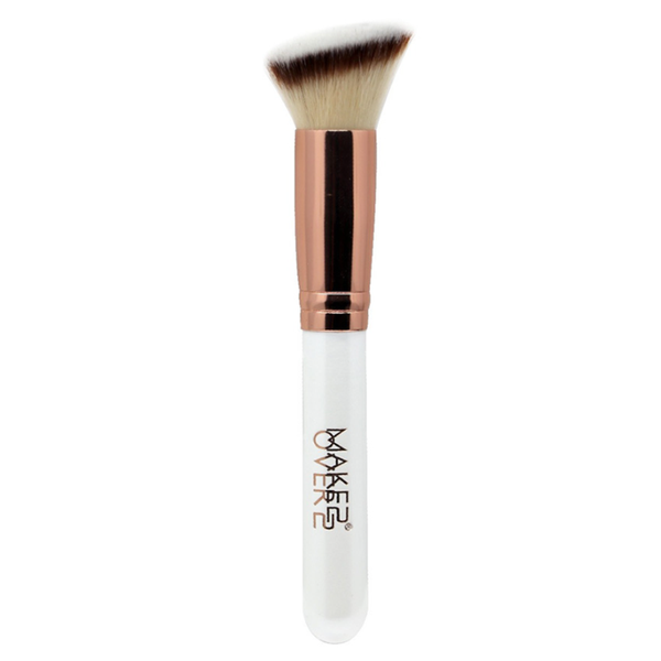 Makeover22 Beveled Blending Brush 02 Soft Bristles for Liquid and Powder Makeup