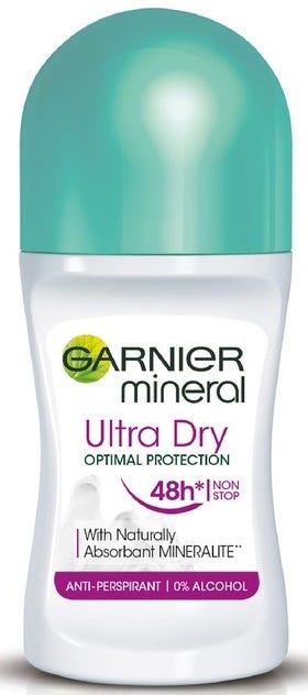 Garnier Mineral Ultra Dry Deodorant Roll-On 48-Hour Protection for Women 50 ml