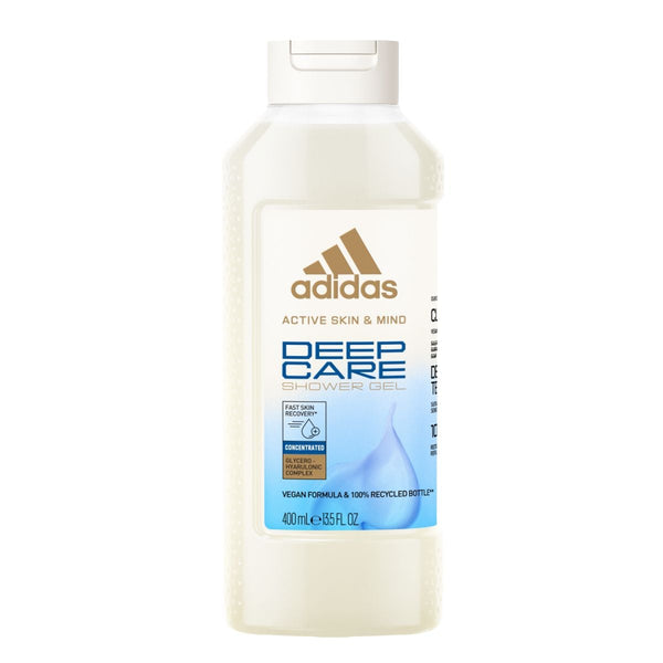 Adidas Deep Care Shower Gel, Moisturizing Daily Body Cleanser, 400ml