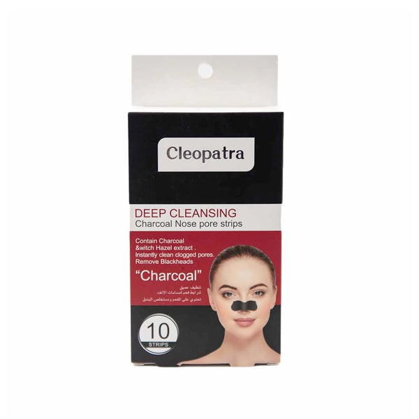 Cleopatra Charcoal Deep Cleansing Nasal Strips, 10 Strips