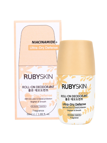 Ruby Skin Ultra Dry Defense Niacinamide Roll-On Deodorant Quick-Dry 50 ml