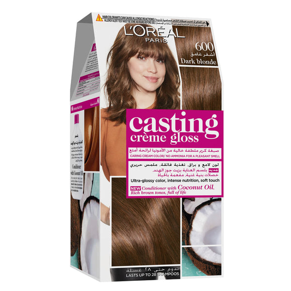 L'Oreal Paris Casting Creme Gloss Hair Color Kit 600 Dark Blonde