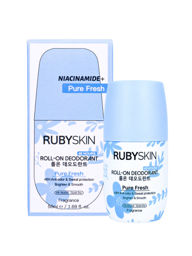 Ruby Skin Pure Fresh Niacinamide Roll-On Deodorant 48-Hour Protection 50 ml