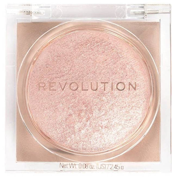 Makeup Revolution Beam Bright Highlighter Silky Powder Rose Lustre