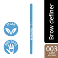 Rimmel Kind & Free Dual Ended Brow Definer Eyebrow Pencil Warm Brown Vegan Formula
