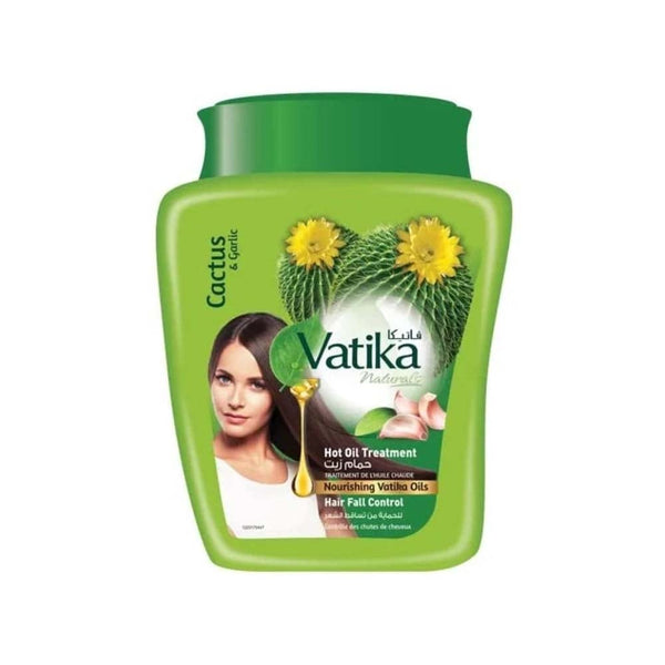 Vatika Aloe Vera & Garlic Hair Oil, Hair-Strengthening Scalp Treatment, 500 g
