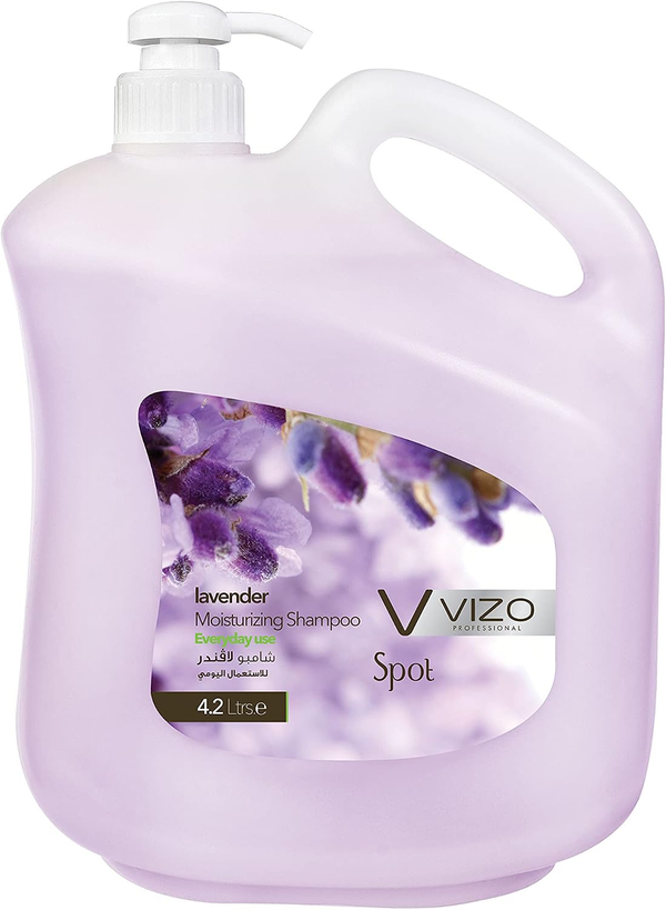 Vizo Professional Spot Lavender Moisturizing Shampoo Daily Use 4.2 L