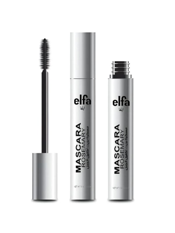 Elfa Rosemary Oil Mascara Lengthening Lightweight Formula Silver 15g