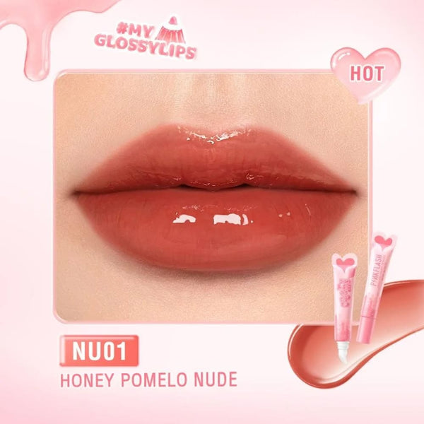 Pink Flash Creamy Moisturizing Lip Gloss Natural Nude NU01