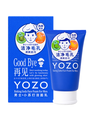 YOZO Baking Soda Face Foam for Men Deep Cleansing 130g