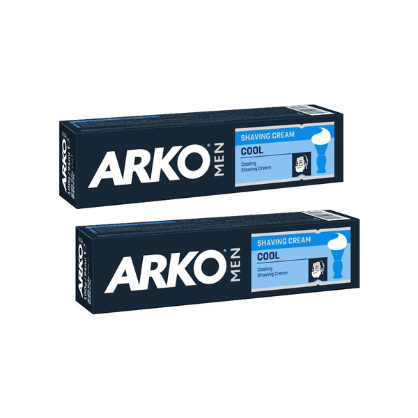 Arco Cool Shaving Cream Refreshing Cooling Formula 1+1 Pack