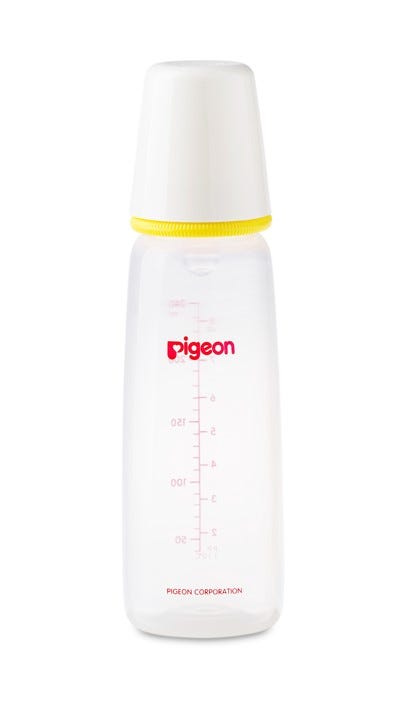 Pigeon Nursing Bottle Plastic Feeding Bottle BPA-Free 240 ml