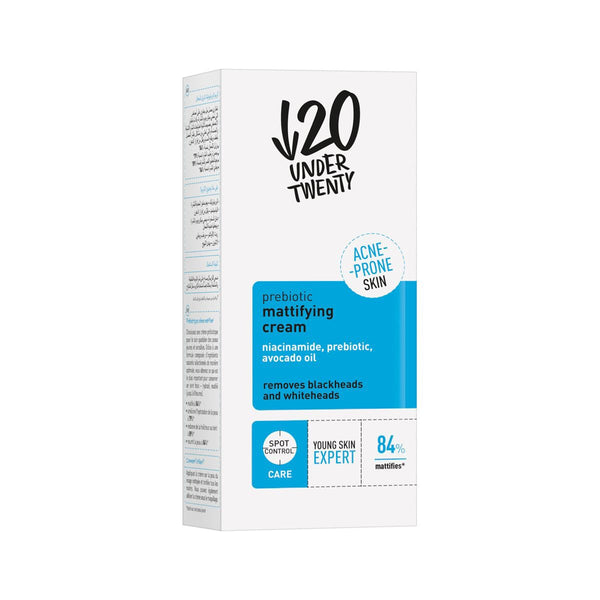Under Twenty U20 Young Skin Expert Prebiotic Mattifying Cream Niacinamide 50 ml