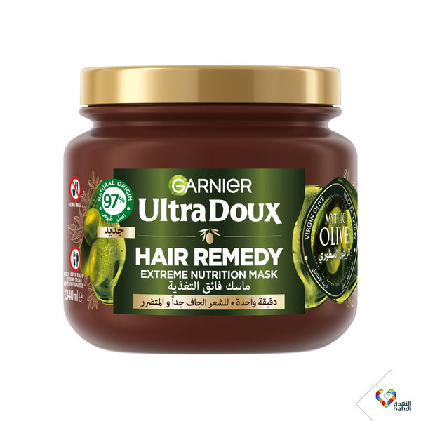 Ultra Doux Mythic Olive Hair Mask Cream with Virgin Olive Oil 340ml