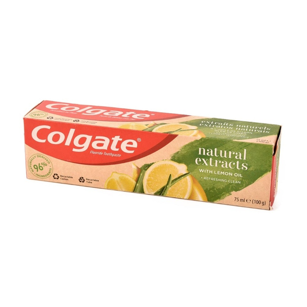 Colgate Lemon Toothpaste with Lemon Extract, Freshening Formula