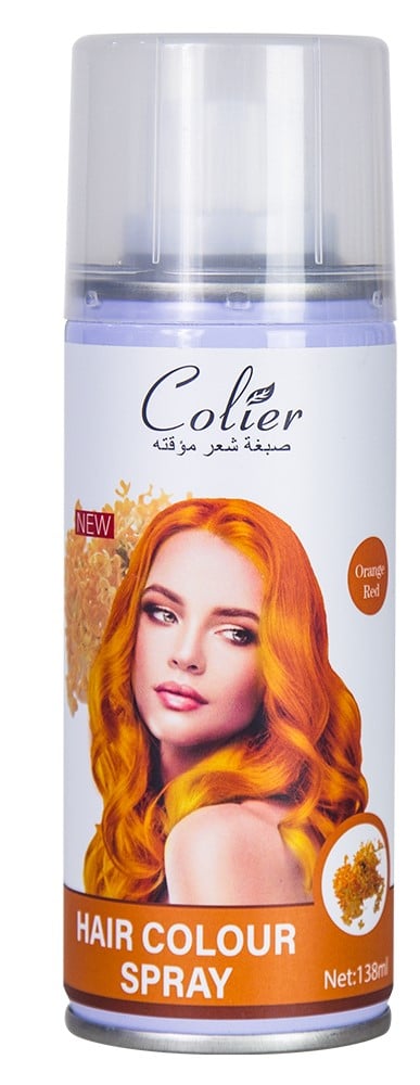 Colier Hair Colour Spray Temporary Orange Red Hair Color
