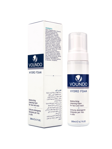 Voundo Hydro Foam Moisturizing Facial Cleanser Lightweight Foam 200ml