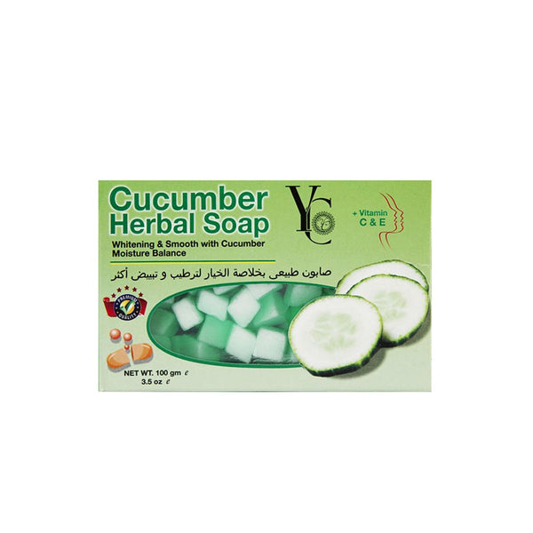 YC Cucumber Herbal Soap Vitamin E & C Brightening Care 100 g