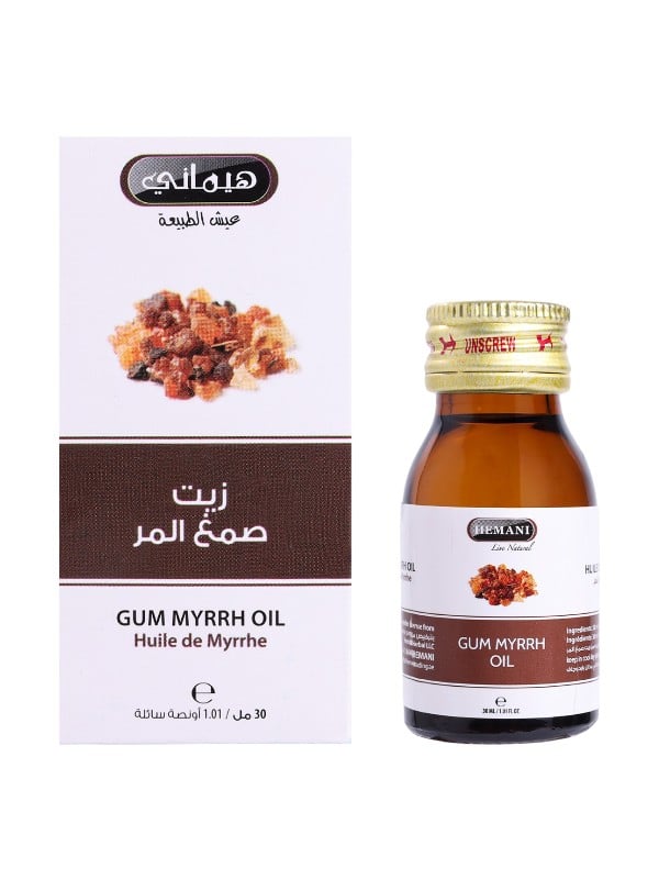 Hemani Myrrh Gum Oil Facial and Body Oil Soothing Purifying Formula 30ml