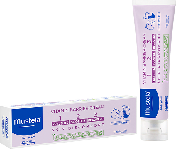Mustela Bebe Vitamin Barrier Cream Diaper Rash Cream 50 ml