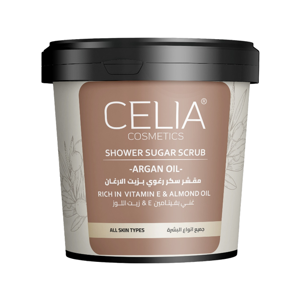Celia Shower Sugar Scrub with Argan Oil