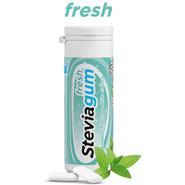 Stevia Gum Fresh Strong Spearmint Sugar-Free Xylitol & Stevia 30g
