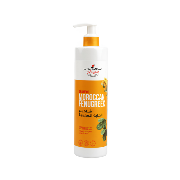 Jardin d'Oleane Moroccan Fenugreek Shampoo Moisturizing Dry Hair Care 380 ml