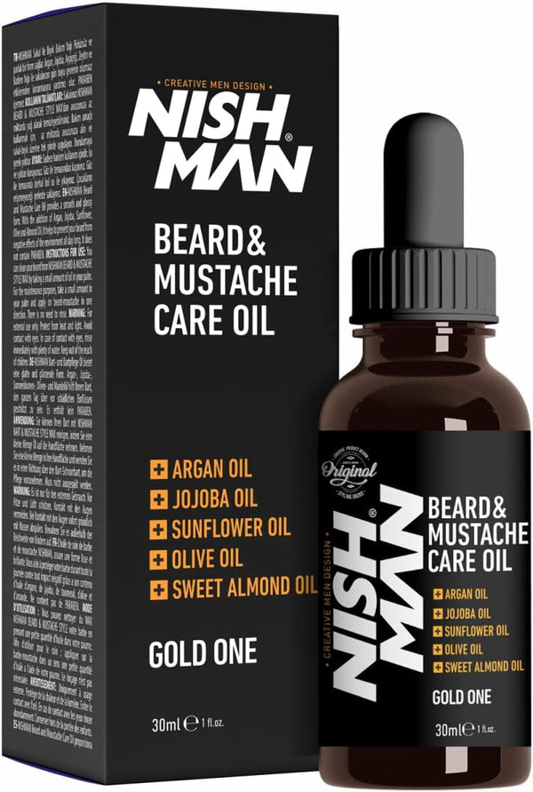 Nishman Beard & Mustache Care Oil Moisturizing Styling Oil 30ml