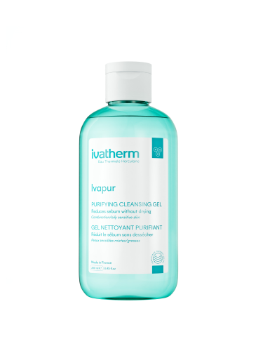 Ivatherm Ivapur Cleansing Purifying Gel Zinc PCA Oily Combination Skin 250 ml