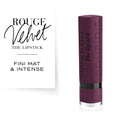 Bourjois Rouge Velvet The Lipstick Velvety Finish Intense Color Shade 20 2.4 g